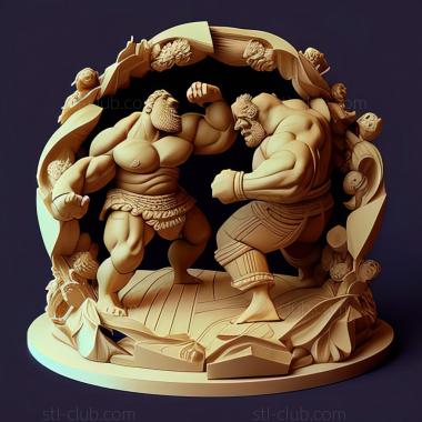 3D модель Мастера ринга Ordile VS Kamex Sumo Battle (STL)